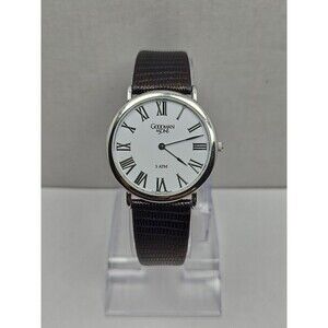 Goodman And Sons Quartz Dress Watch Roman Numerals Stainless Steel New Battery